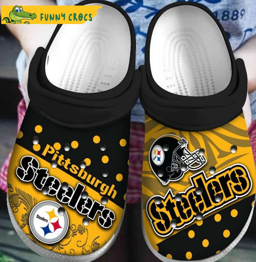 Pittsburgh Steelers Crocs Clogs