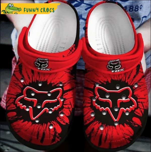 Red Fox Crocs Clog Shoes