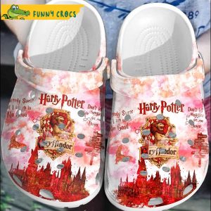 Red Gryffindor Harry Potter Crocs Slippers