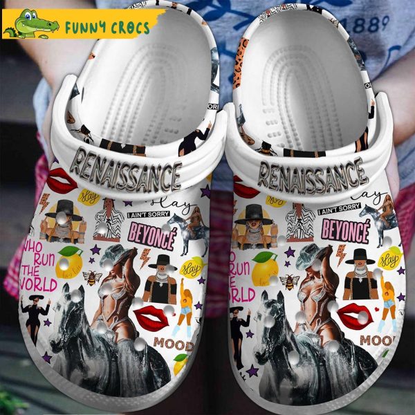 Renaissance Beyonce Music Crocs Clog Shoes