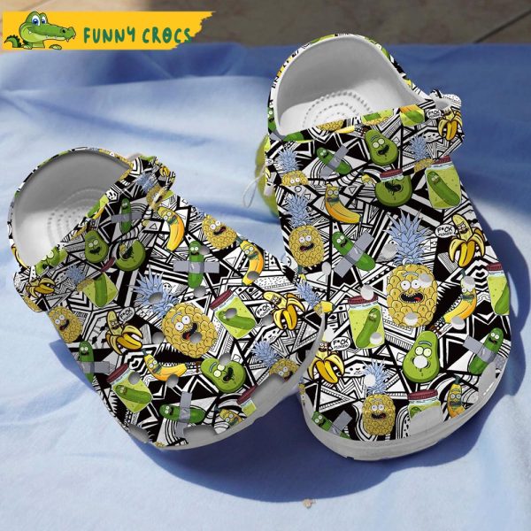 Rick And Morty Fruit Crocs Slippers