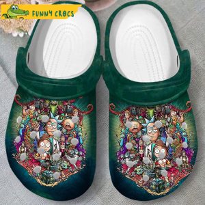 Rick And Morty Pattern Crocs Slippers 3
