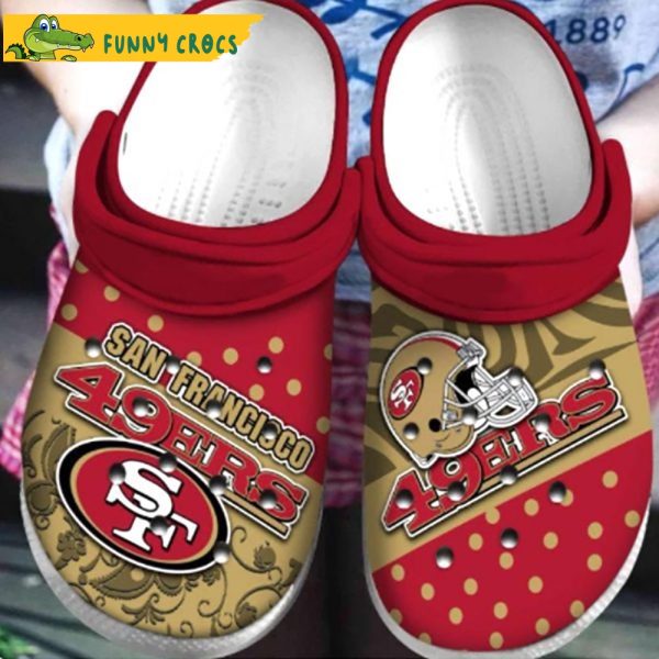 San Francisco 49Ers Adults Kids Crocs Clogs Shoes