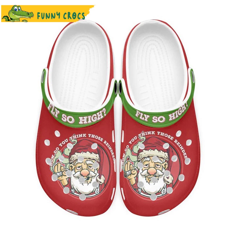 Santa Claus 420 Crocs Clog Shoes