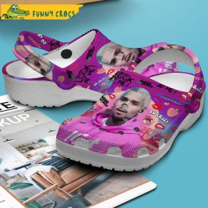 Singer Chris Brown Music Crocs Clog Shoes
