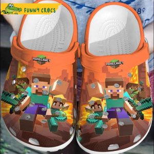 Skins Minecraft Crocs Clog Shoes
