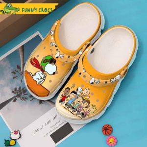 Snoopy And Funny Friends Crocs Slippers