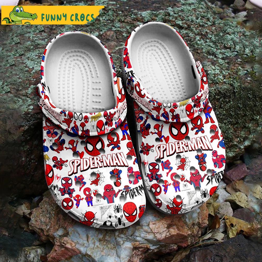 Spider Man Funny Crocs Slippers - Discover Comfort And Style Clog Shoes ...