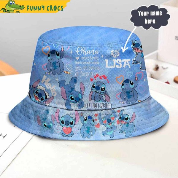 Personalized Disneyland Stitch Bucket Hat