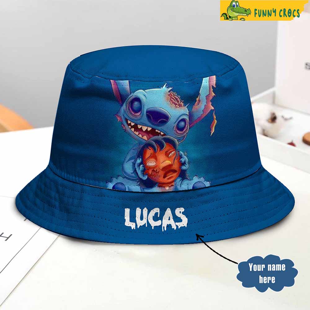 Customized Halloween Stitch Bucket Hat