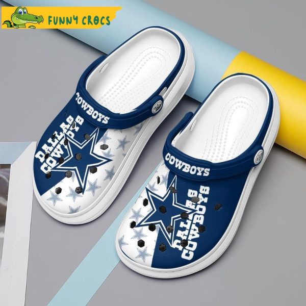 Super Navy Star Dallas Cowboys Crocs