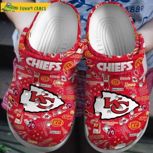 Team Kansas City Chiefs NFL Crocs Clog Shoes 1