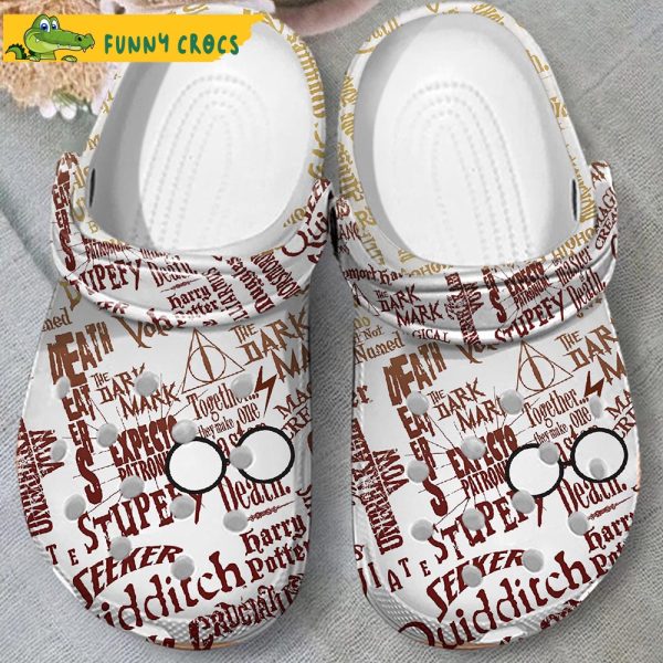 Text Harry Potter Crocs For Adults