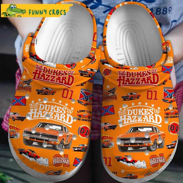 The Duck Of Hazzard Movie Orange Crocs Clogs - Discover Comfort And ...