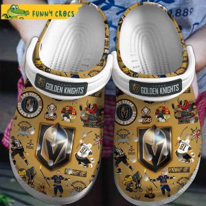 Vegas Golden Knights NHL Crocs Clog Shoes 1