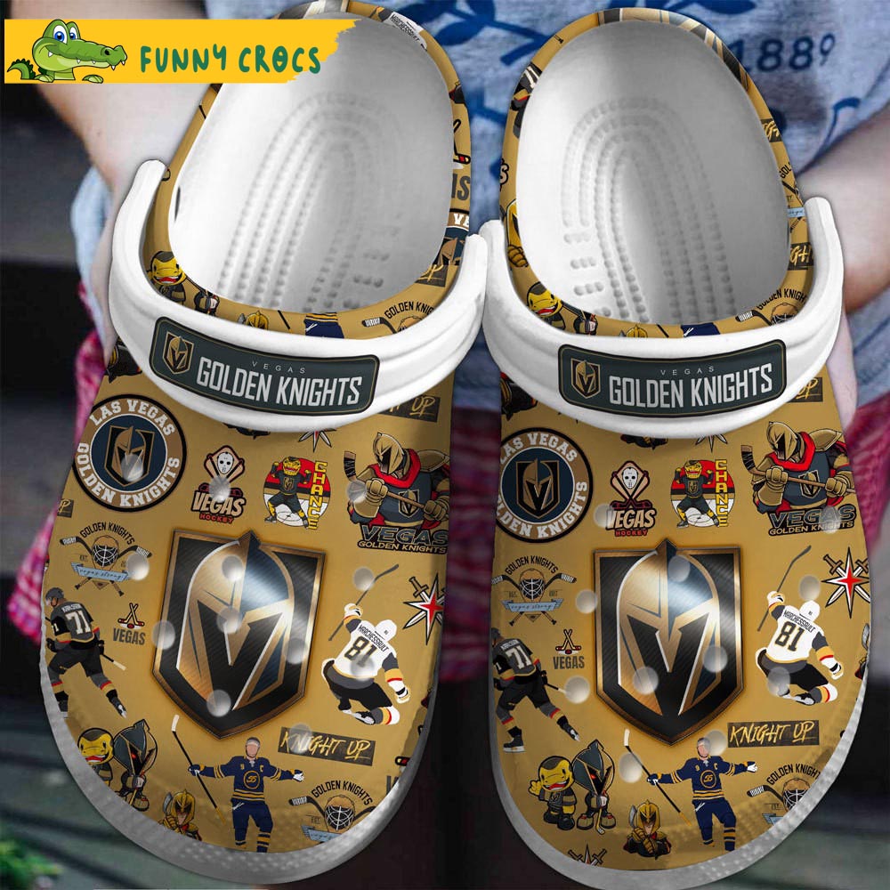 Vegas Golden Knights NHL Crocs Clog Shoes
