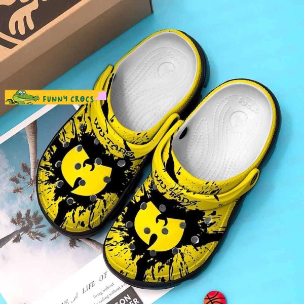 Yellow Wutang Crocs
