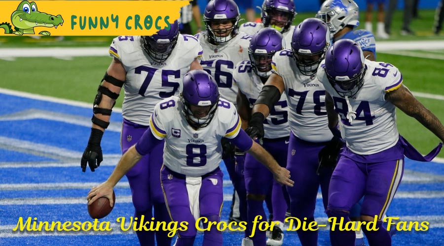 Minnesota Vikings Gifts 3D Funny Crocs Clog Slippers - Bring Your Ideas,  Thoughts And Imaginations Into Reality Today