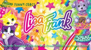 Step into Nostalgia with the Best Crocs: White Lisa Frank Crocs