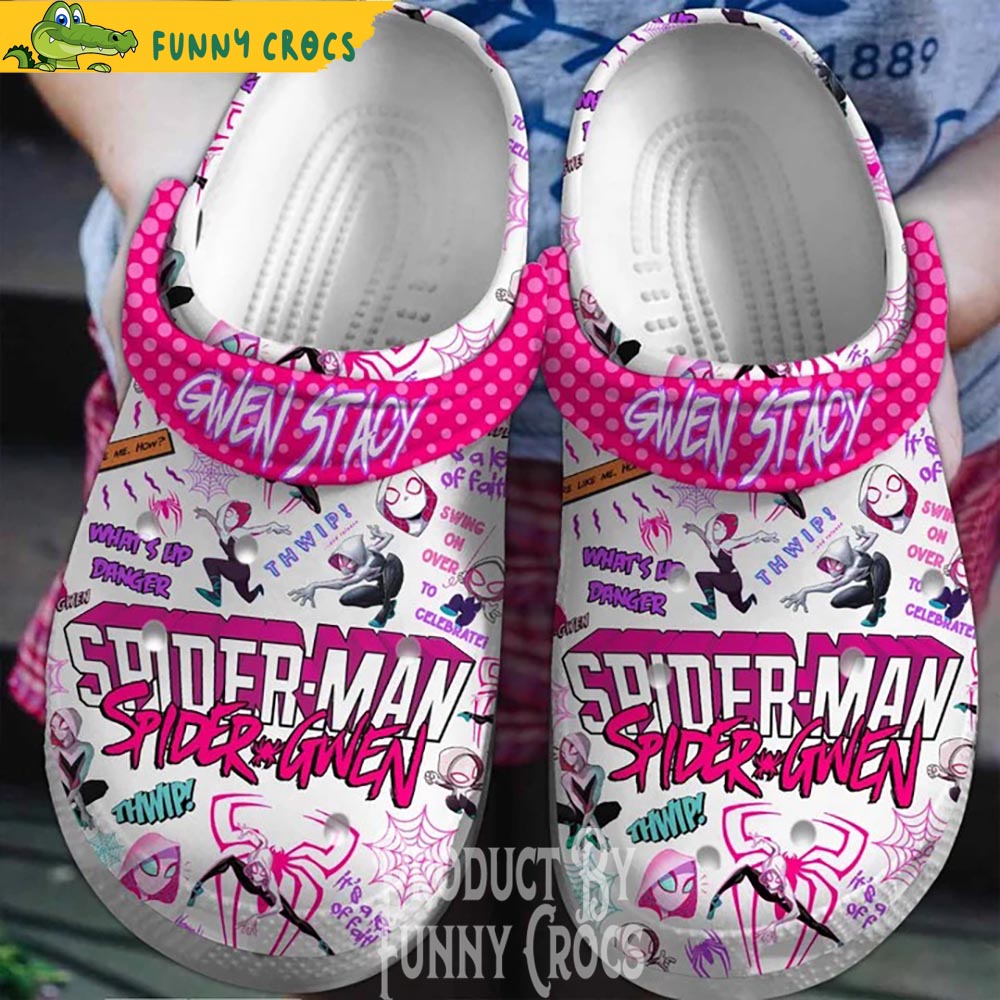 Gwen Stacy Spiderman Crocs
