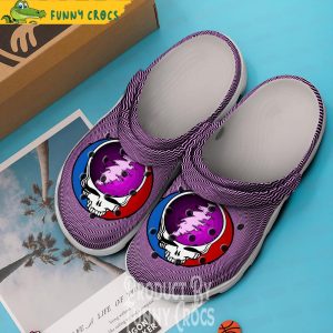 3D Grateful Dead Purple Crocs