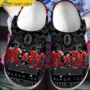 ACDC Band Black Ice Music Crocs