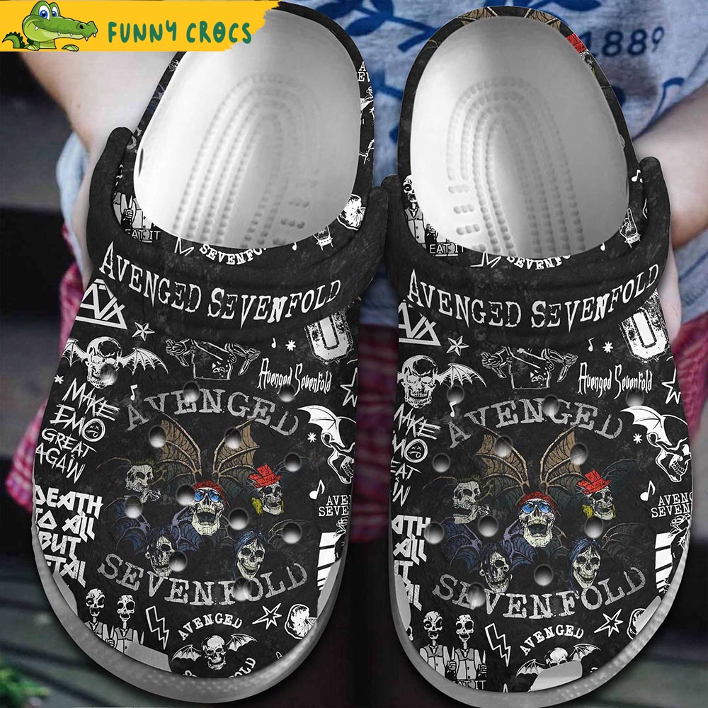 Avenged Sevenfold Band Music Crocs - Discover Comfort And Style Clog ...