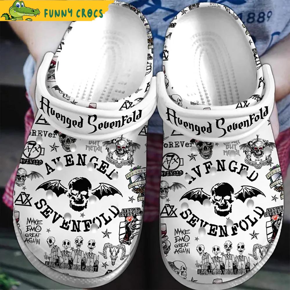 Avenged Sevenfold Pattern Crocs - Discover Comfort And Style Clog Shoes ...