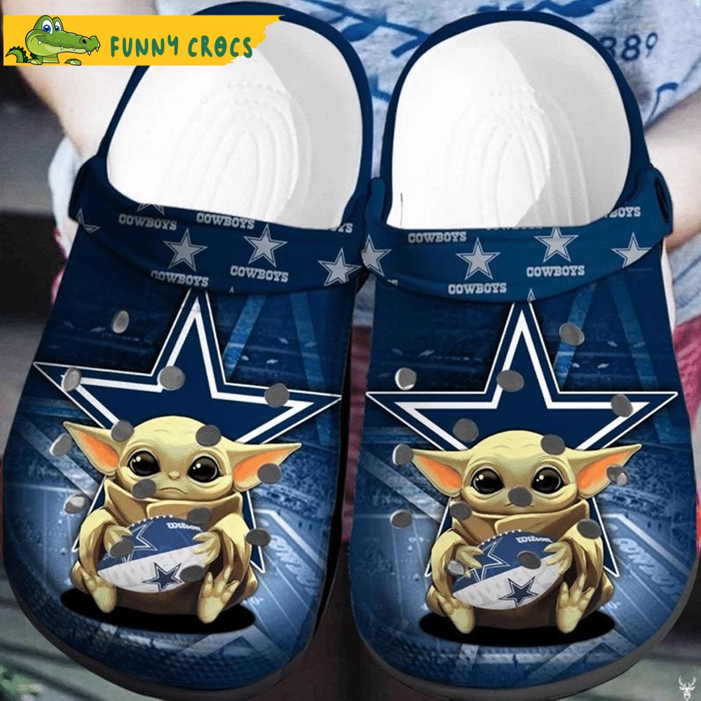 Baby Yoda Dallas Cowboys Gifts Crocs - Discover Comfort And Style Clog ...