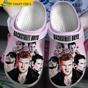Backstreet Boys Band Music Pink Crocs