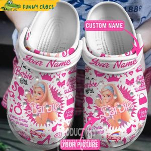 Barbie In The Pink Shoes Personalized Crocs
