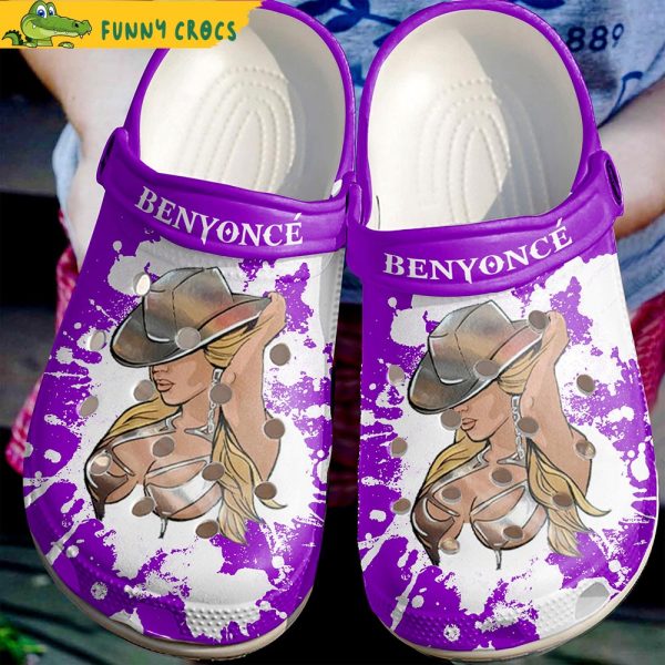 Beyonce Purple Crocs
