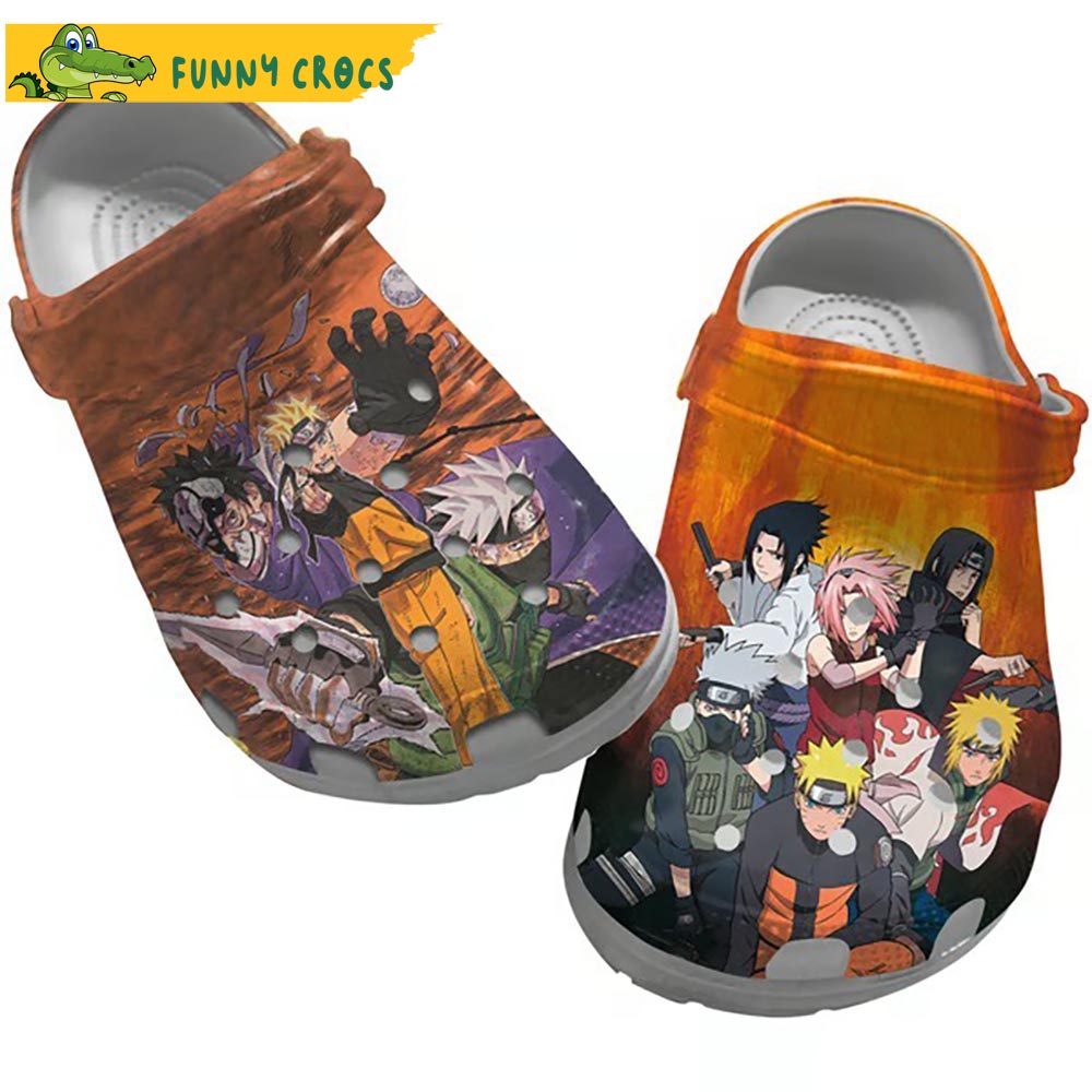 Characters Anime Naruto Crocs Clog Shoes