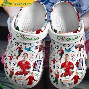 Cr7 Ronaldo Soccer Crocs Shoes