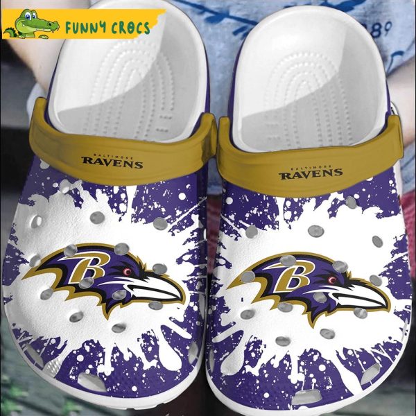 Crocs Baltimore Ravens Shoes
