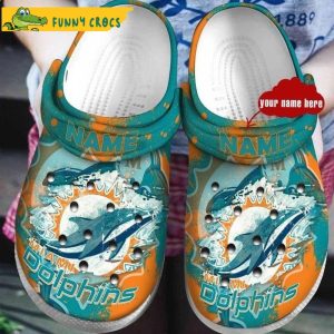 Crocs Custom Miami Dolphins Shoes