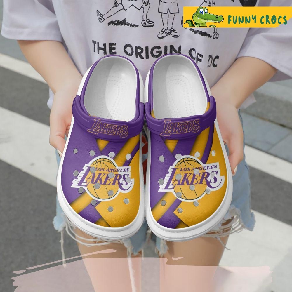 Crocs Los Angeles Lakers Shoes