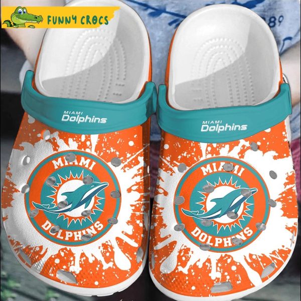 Crocs Miami Dolphins Shoes Mens