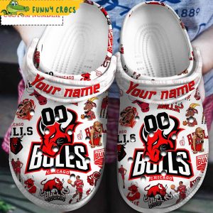 Custom And Number Chicago Bulls NBA Crocs