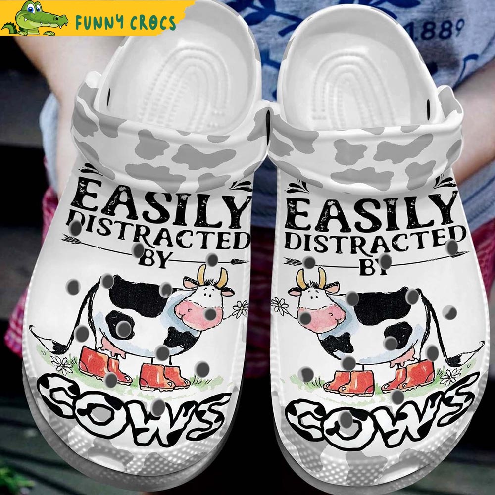 Custom Cow Crocs Shoes - Discover Comfort And Style Clog Shoes With ...