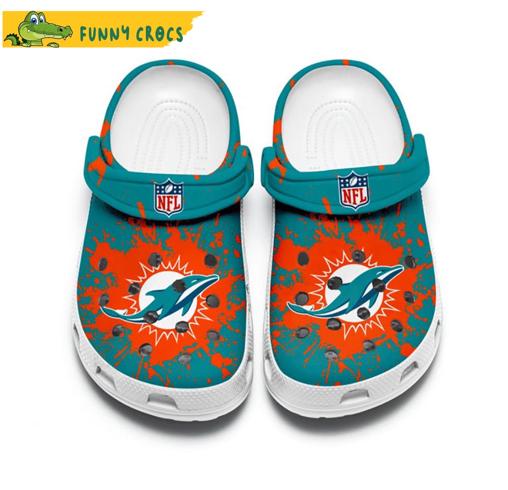 Custom Miami Dolphins NFL Crocs