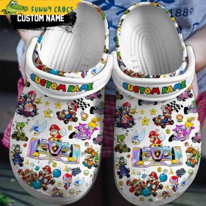 Custom Name Crocs Mario