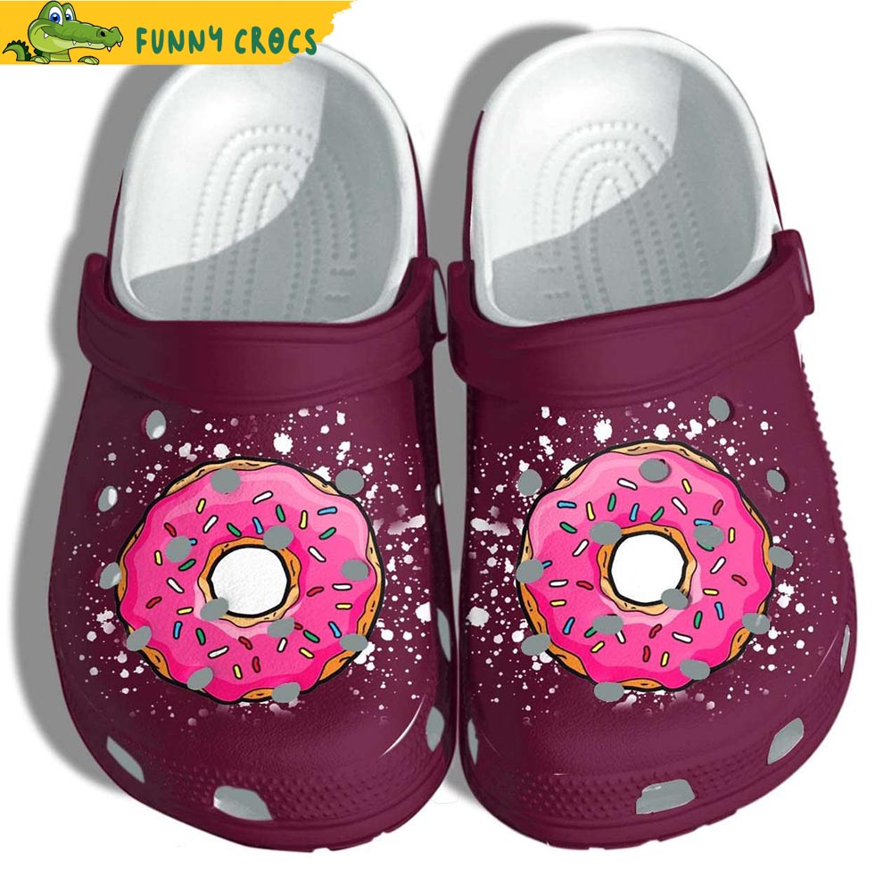 Cute Donut Crocs Slippers - Step into style with Funny Crocs