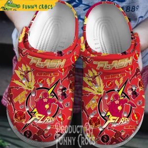 DC Flash Red Crocs Shoes