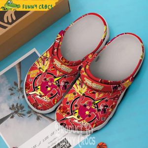 DC Flash Red Crocs Shoes 3