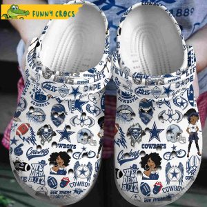 Dallas Cowboys Pattern Crocs