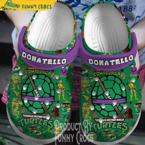 Donatello Ninja Turtle Green Crocs Shoes