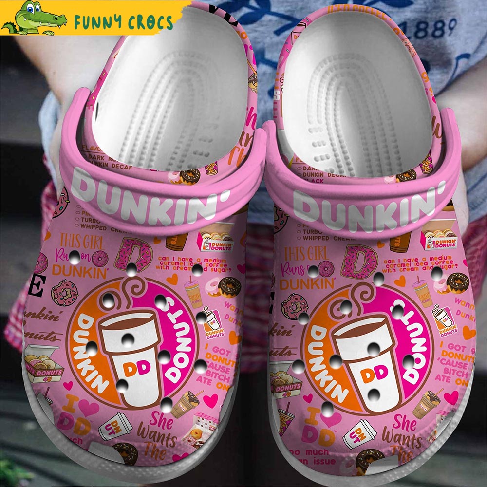 Dunkin Donuts Pink Crocs - Discover Comfort And Style Clog Shoes With ...