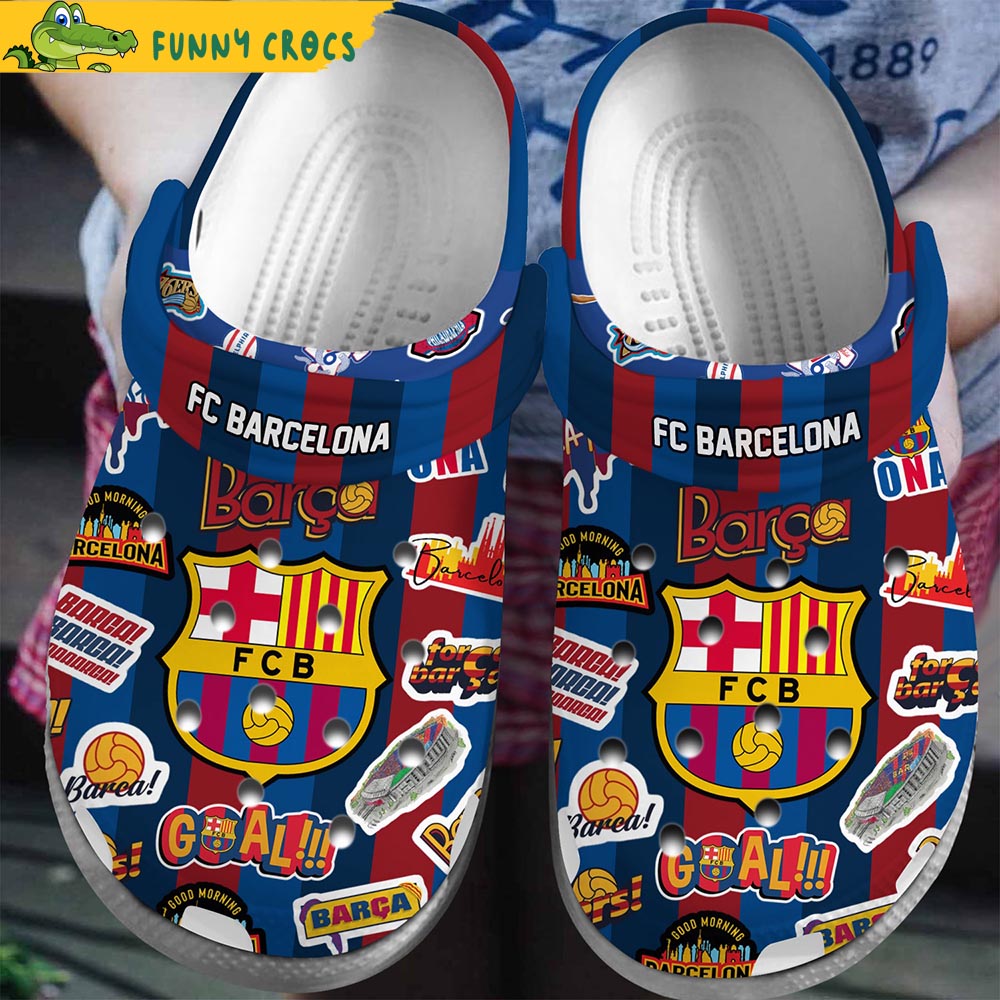 FC Barcelona Soccer Crocs - Discover Comfort And Style Clog Shoes With ...