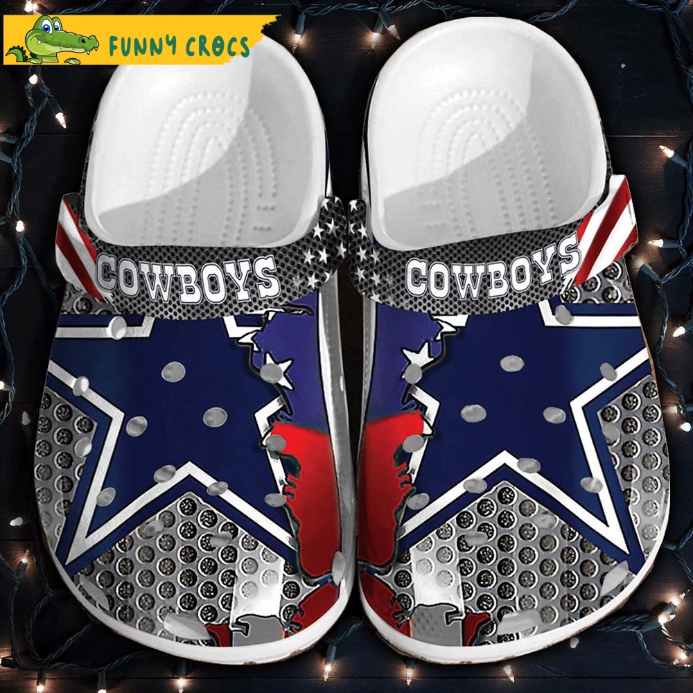 Dallas Cowboys Gifts Crocs Slippers - Discover Comfort And Style Clog Shoes  With Funny Crocs